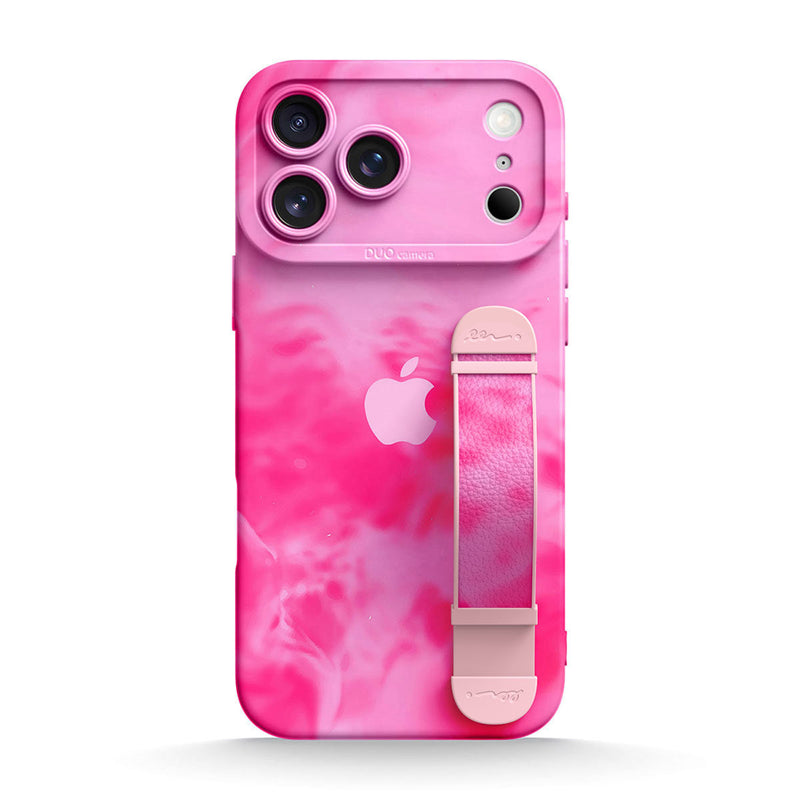 Pink Lava - iPhone Wrist Strap Case
