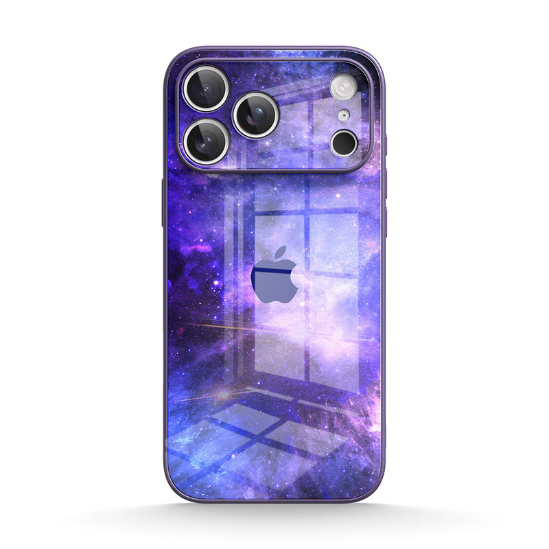 Blue-Purple Nebula - iPhone Glass Case