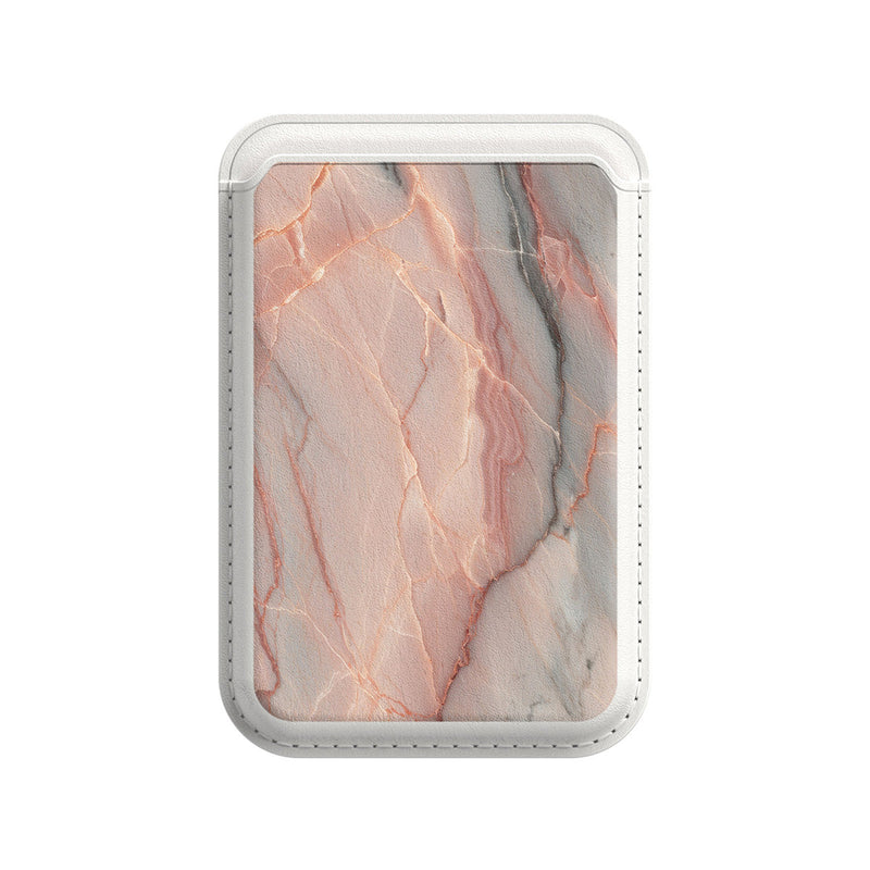 Elegant Rose Gold - iPhone Leather Wallet