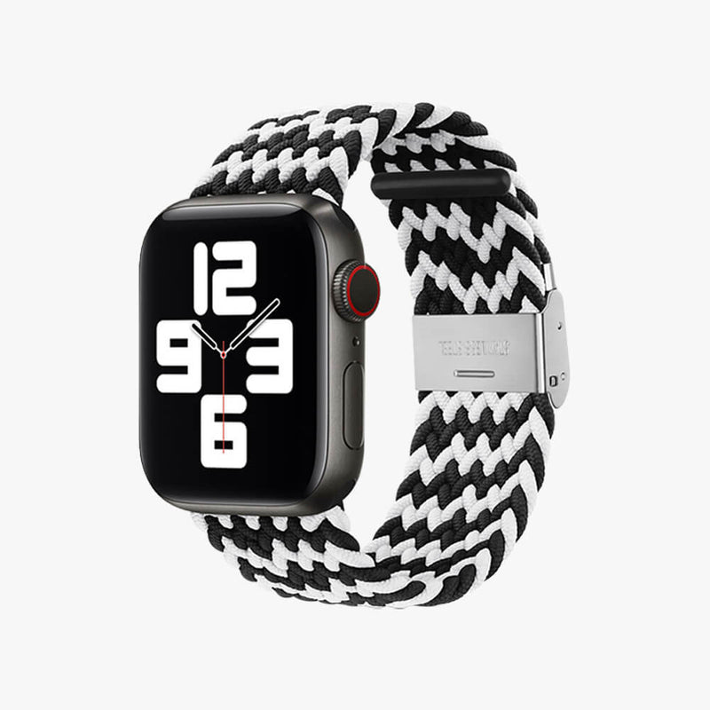 Black White - W Texture Watch Strap