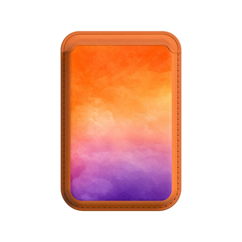 Sunset Color - iPhone Leather Wallet