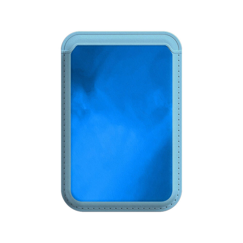 Blue Object - iPhone Leather Wallet