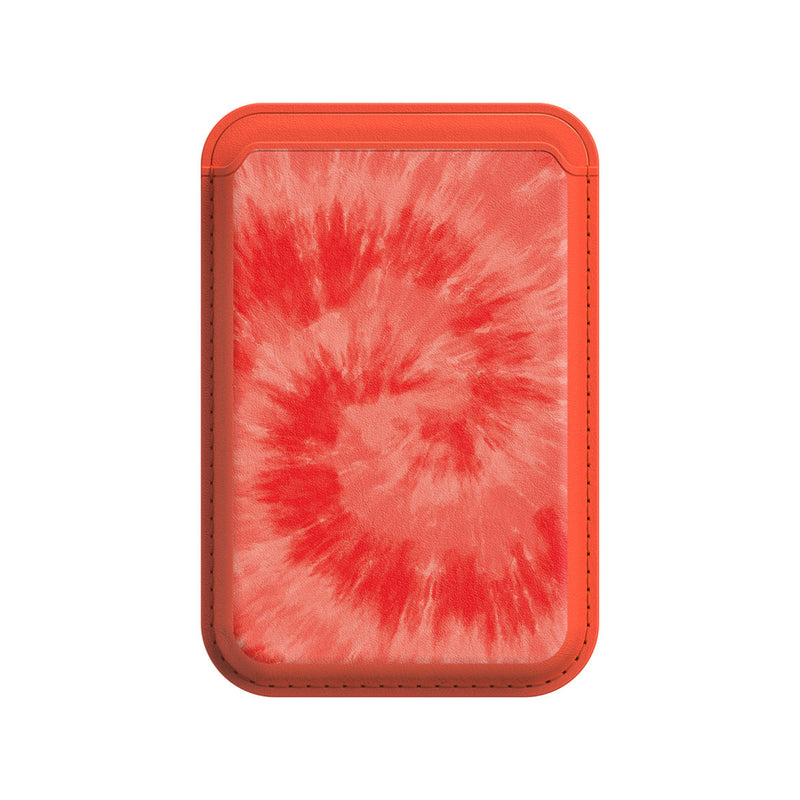 Scarlet Glow - iPhone Leather Wallet