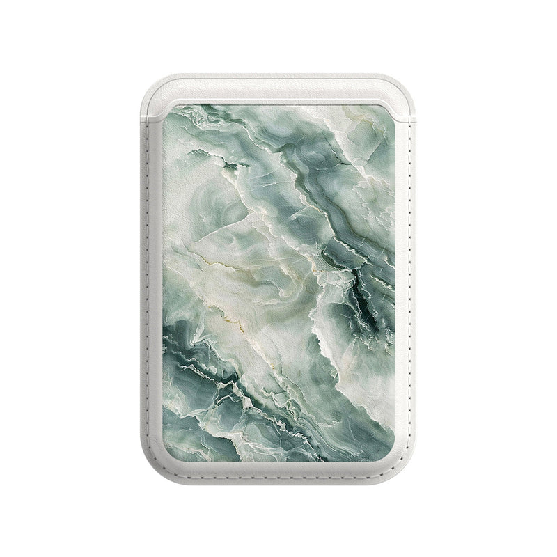 Emerald Ice Green - iPhone Leather Wallet