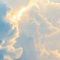 iPhone Floating Clouds Glass Case