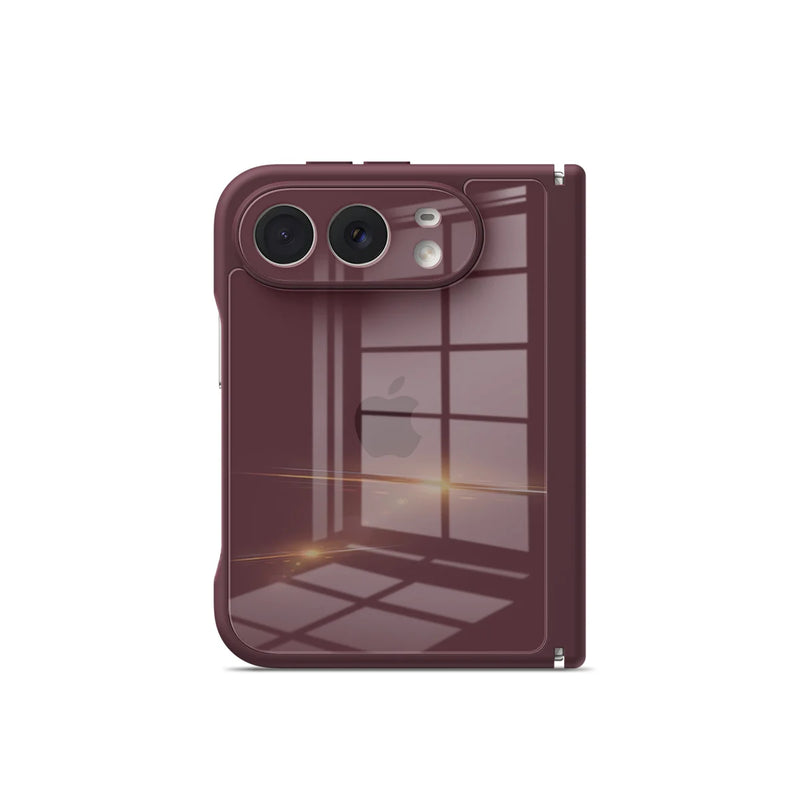 Burgundy - iPhone Glass Case