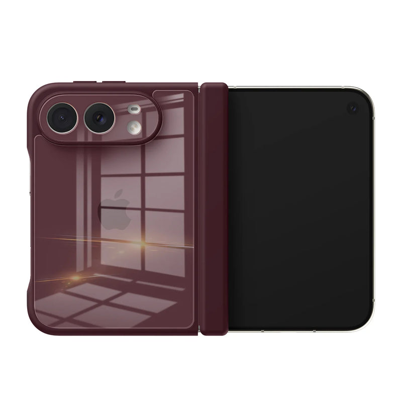 Burgundy - iPhone Glass Case