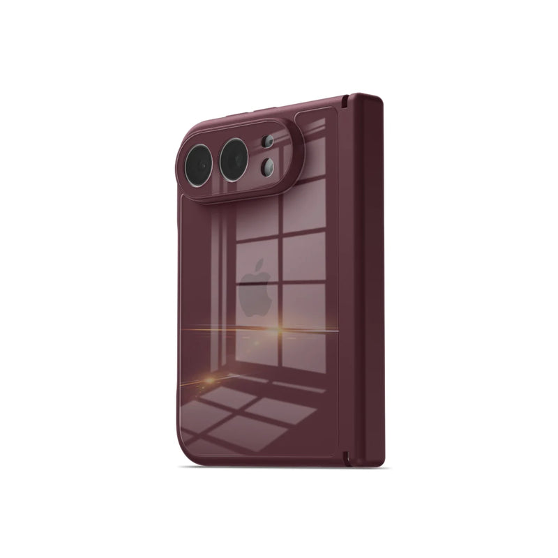 Burgundy - iPhone Glass Case