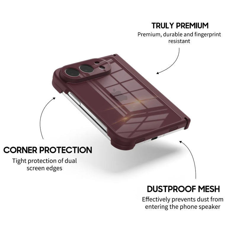 Burgundy - iPhone Glass Case