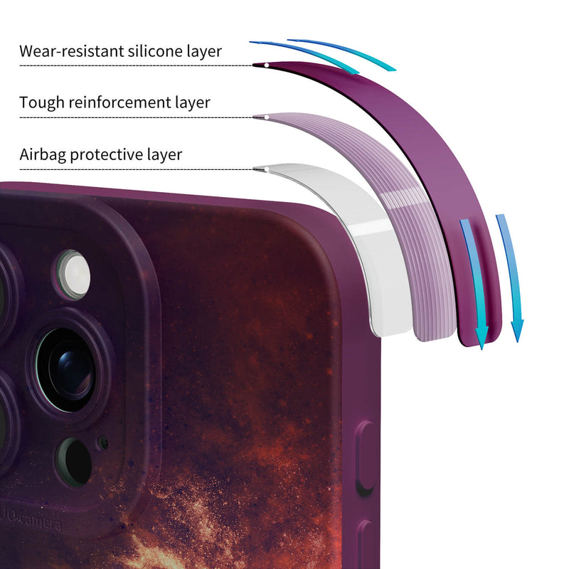 Night Light Star River - iPhone Silicone Case