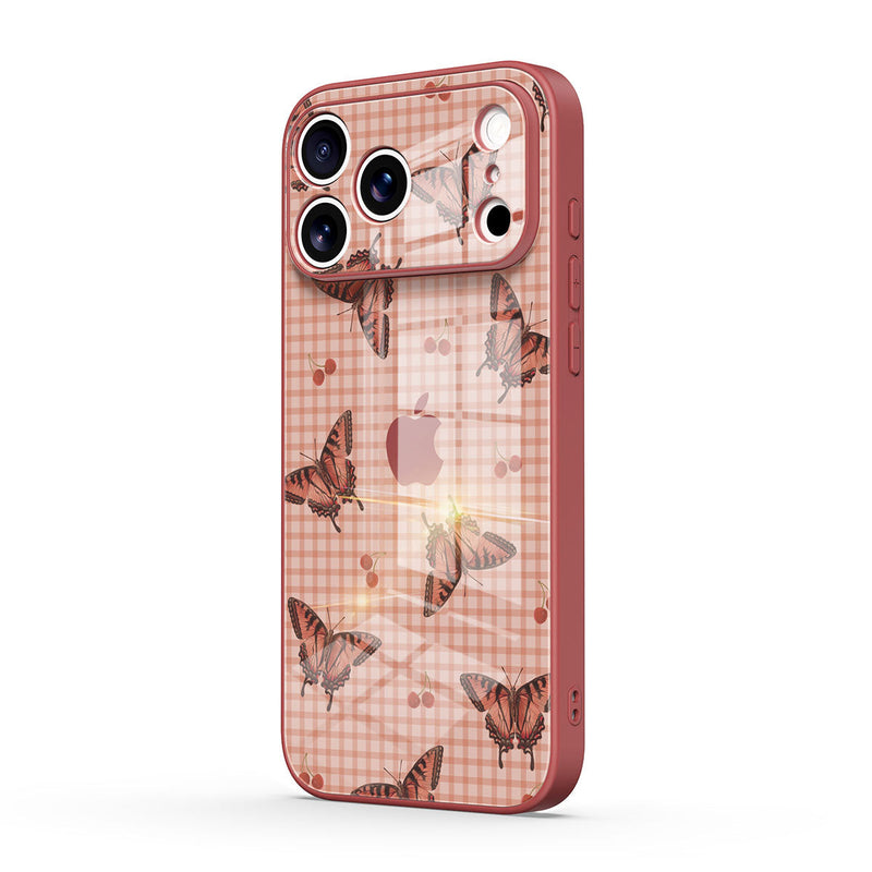 Dancing With Butterflies - iPhone Glass Case