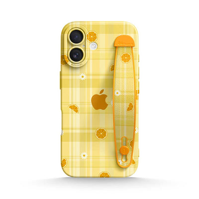 Lemony Freshness - iPhone Wrist Strap Case