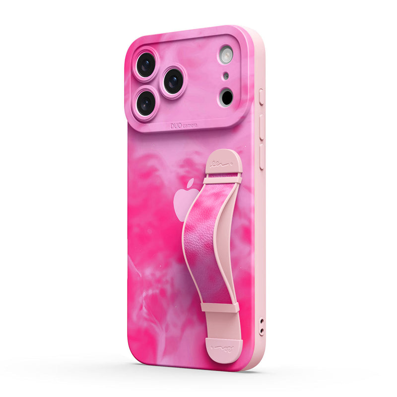 Pink Lava - iPhone Wrist Strap Case