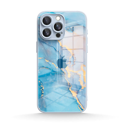 Sapphire Blue - iPhone Glass Case