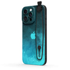 Fluorescent Star Blue - iPhone Wrist Strap Case