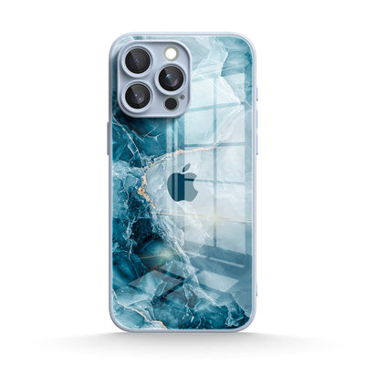 Ice Reef Blue - iPhone Glass Case