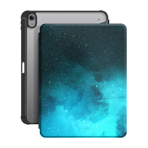 Fluorescent Star Blue - iPad Snap 360° Stand Impact Resistant Case