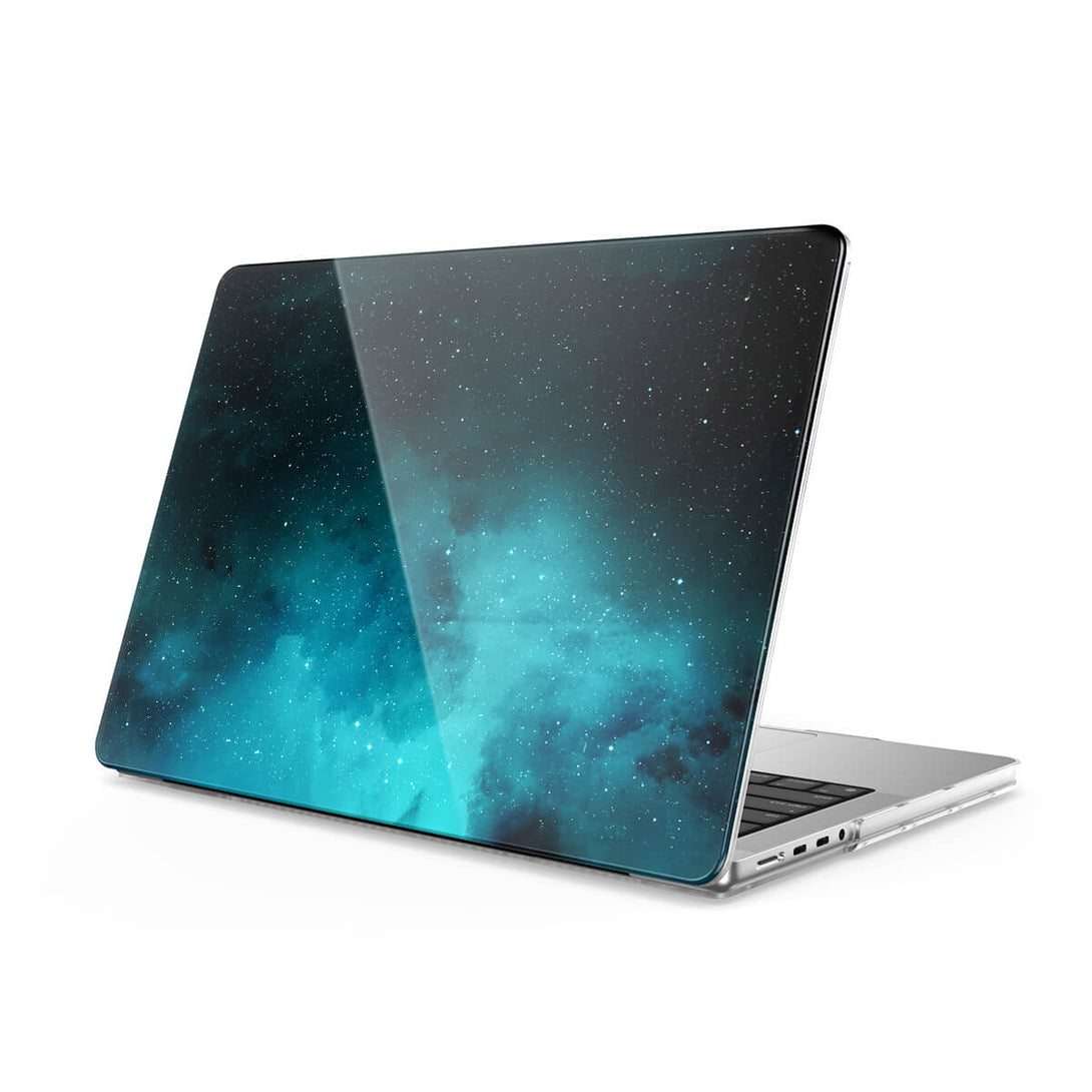 Fluorescerend sterblauw - MacBook-hoes