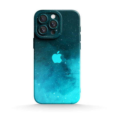 Fluorescent Star Blue - iPhone Silicone Case