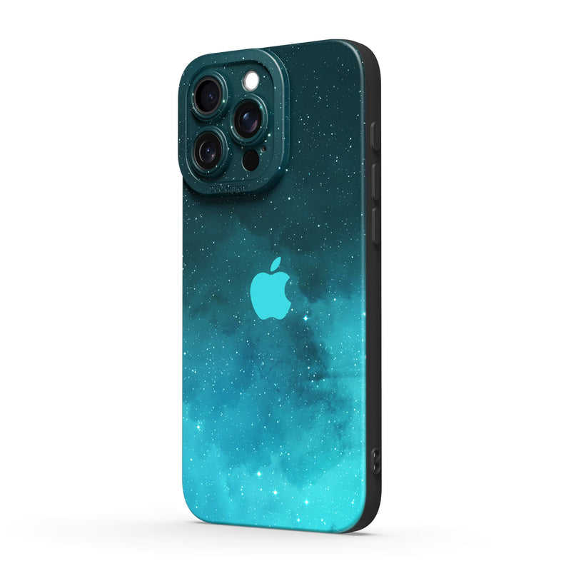Fluorescent Star Blue - iPhone Silicone Case