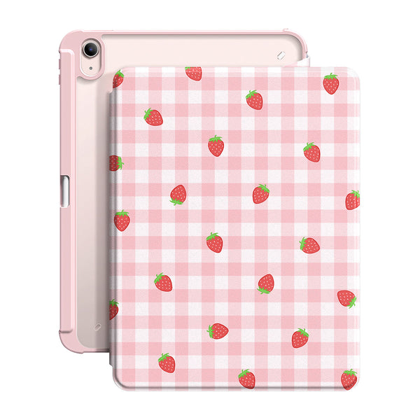 Sweet Strawberry - iPad Snap 360° Stand Impact Resistant Case