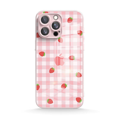 Sweet Strawberry - iPhone Glass Case