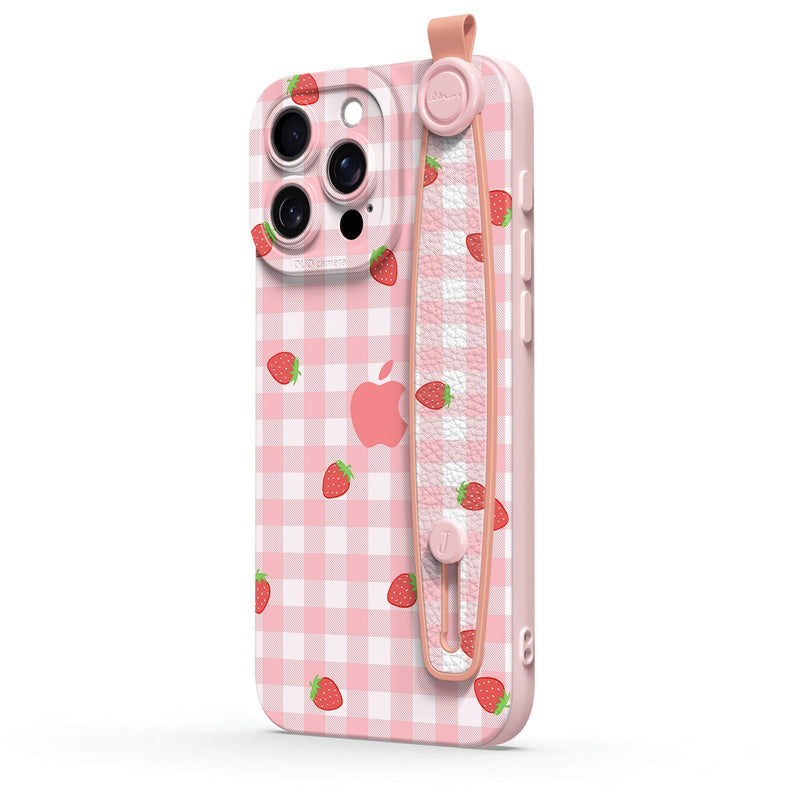 Sweet Strawberry - iPhone Wrist Strap Case