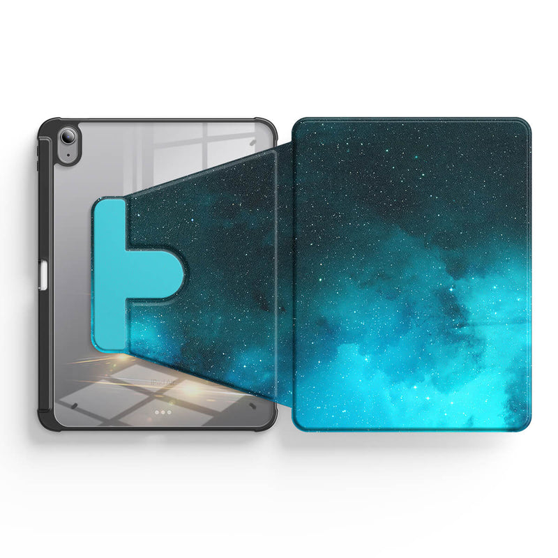 Fluorescent Star Blue - iPad Case