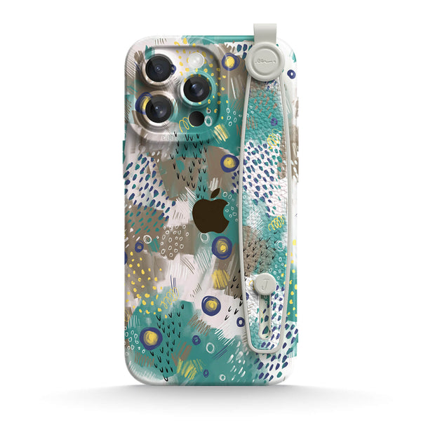 Dancing Peacock - iPhone Wrist Strap Case