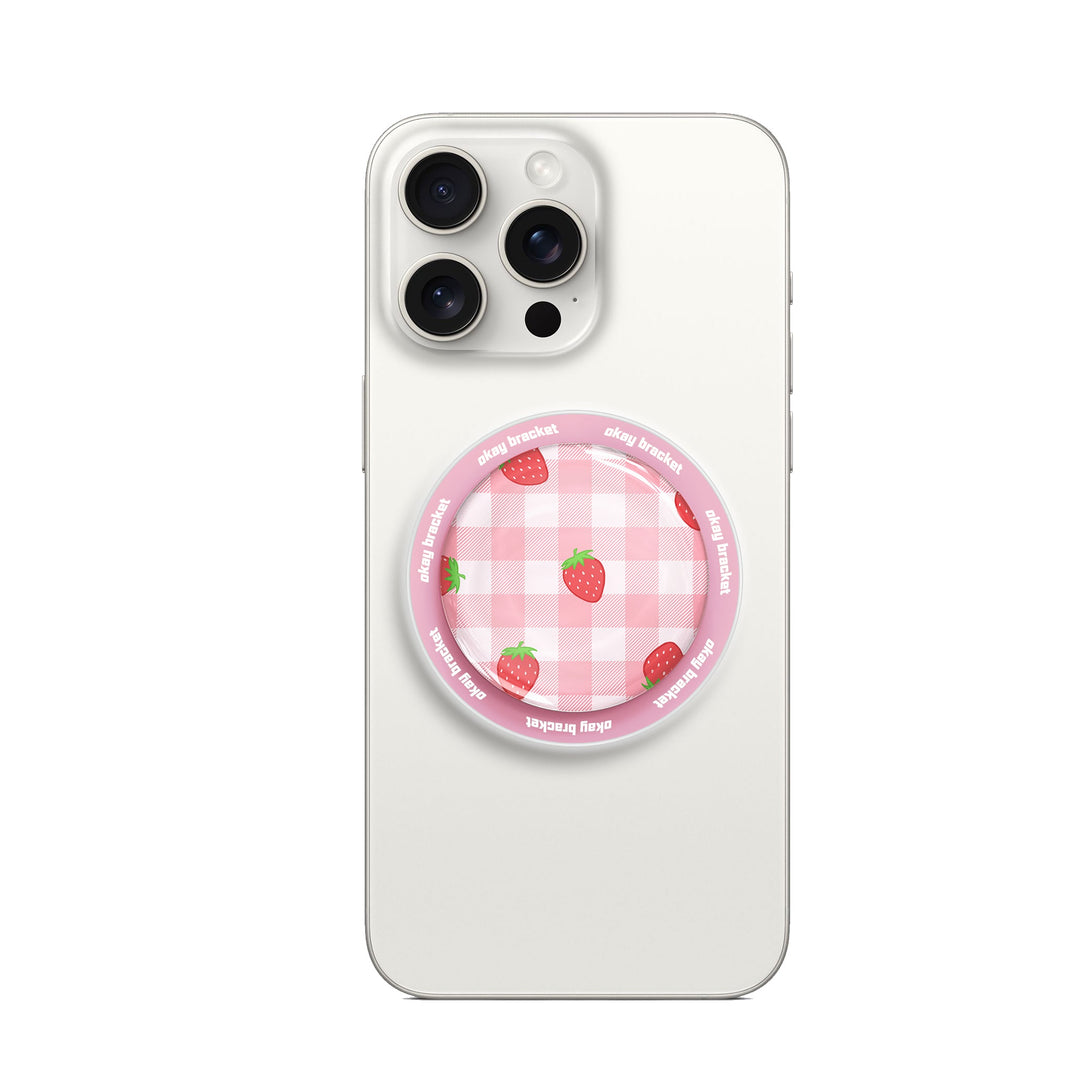 Sweet Strawberry - AirBag Grip For MagSafe