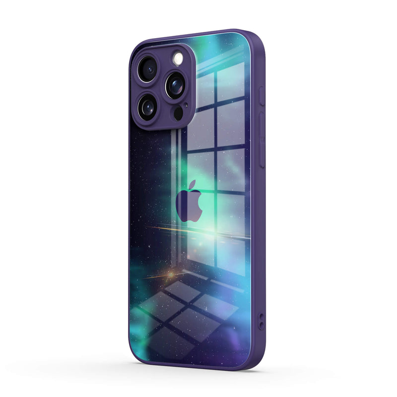 Light Follows Ghosting - iPhone Glass Case