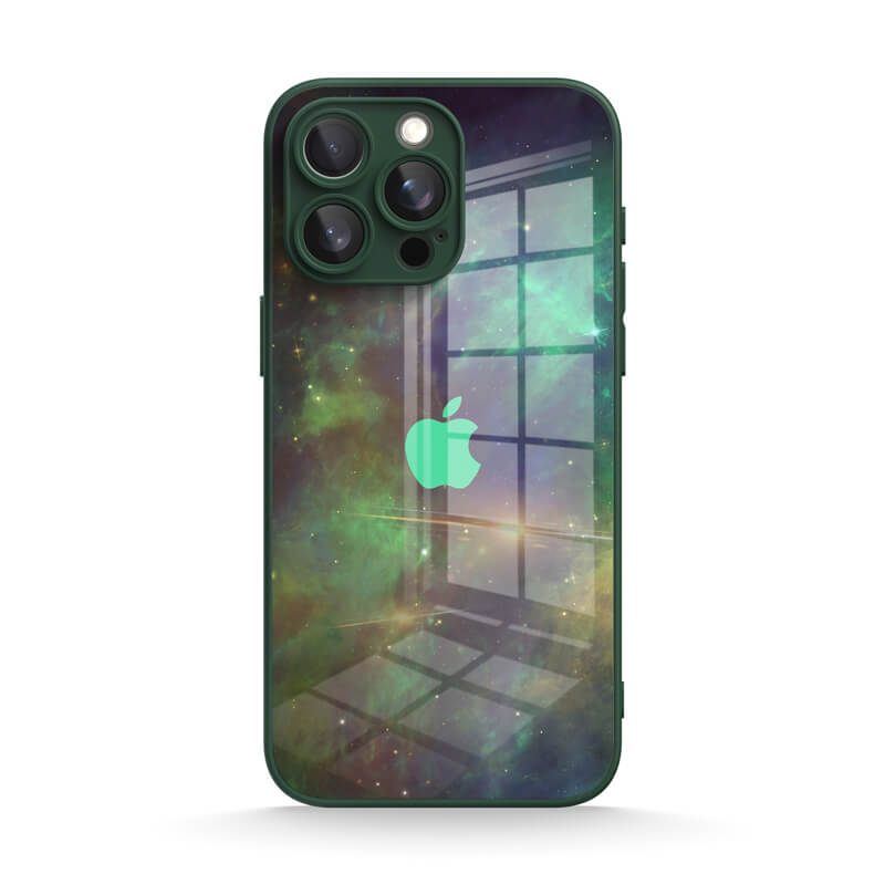 Turkooise Nevel - iPhone-hoesje