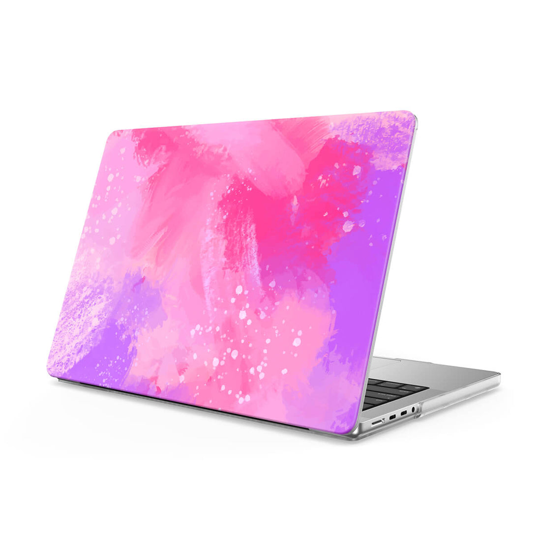 Roze Paars Koraal - Macbook Case