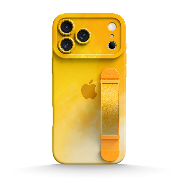 Bright Yellow - iPhone Wrist Strap Case