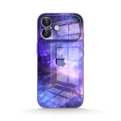 Blue-Purple Nebula - iPhone Glass Case