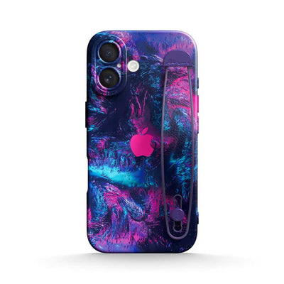 Psychedelic Nebula - iPhone Wrist Strap Case