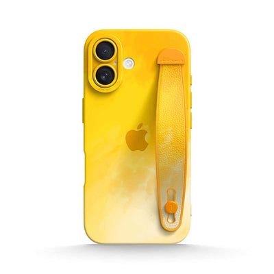 Bright Yellow - iPhone Wrist Strap Case