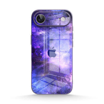 Blue-Purple Nebula - iPhone Glass Case
