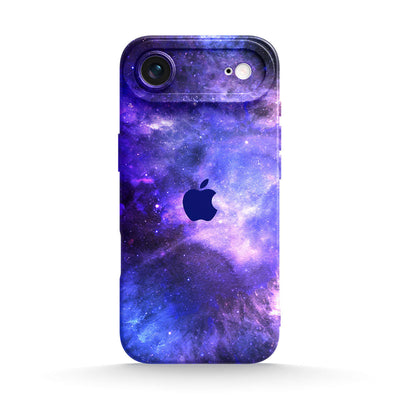 Blue-Purple Nebula - iPhone Silicone Case