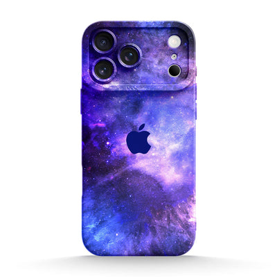 Blue-Purple Nebula - iPhone Silicone Case