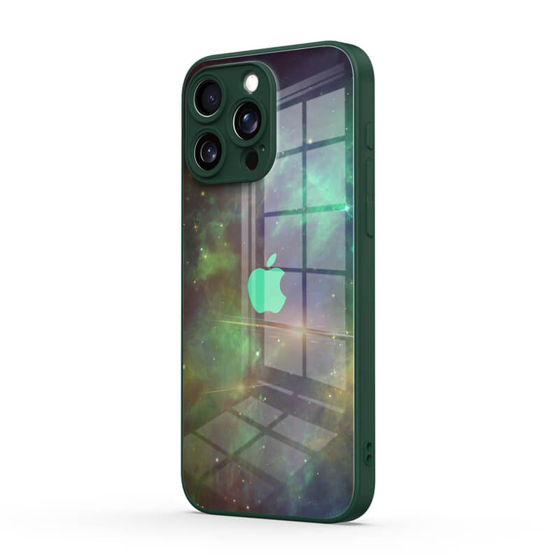 Turkooise Nevel - iPhone-hoesje