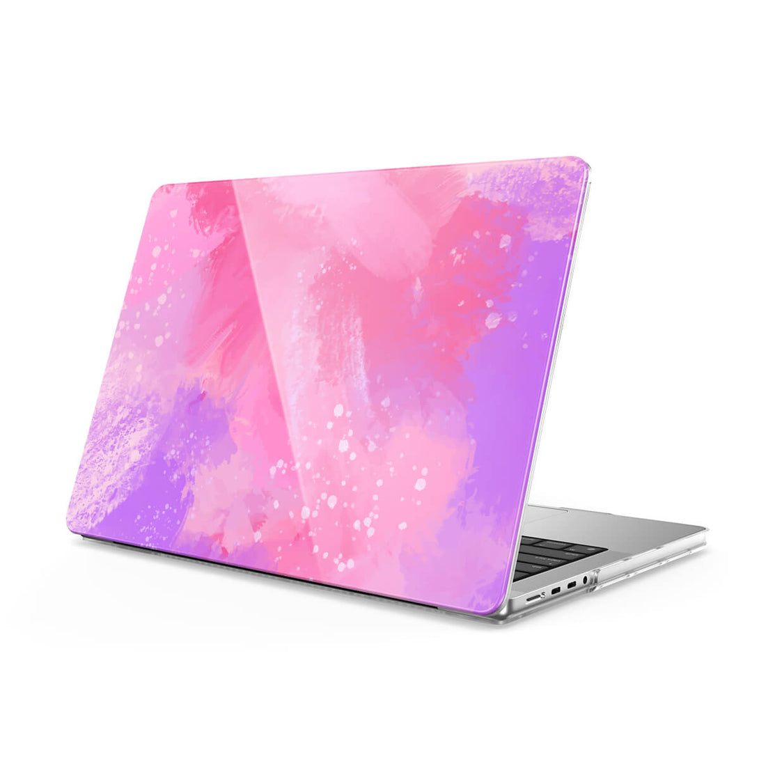 Roze Paars Koraal - Macbook Case