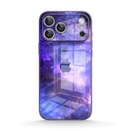 Blue-Purple Nebula - iPhone Glass Case