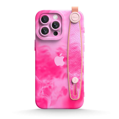 Pink Lava - iPhone Wrist Strap Case