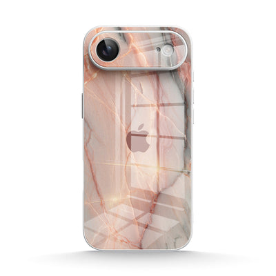 Elegant Rose Gold - iPhone Glass Case