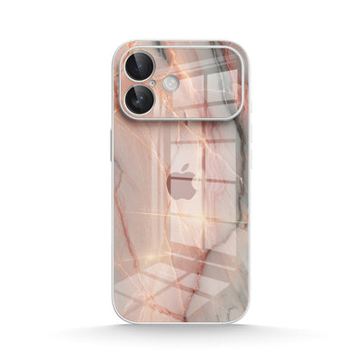 Elegant Rose Gold - iPhone Glass Case