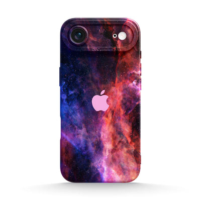 Blue Red Nebula - iPhone Silicone Case