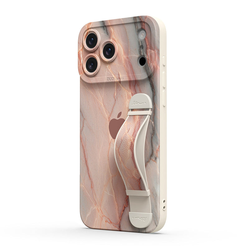Elegant Rose Gold - iPhone Wrist Strap Case