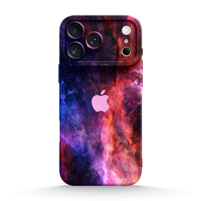 Blue Red Nebula - iPhone Silicone Case