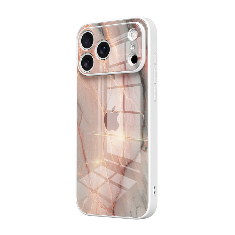 Elegant Rose Gold - iPhone Glass Case